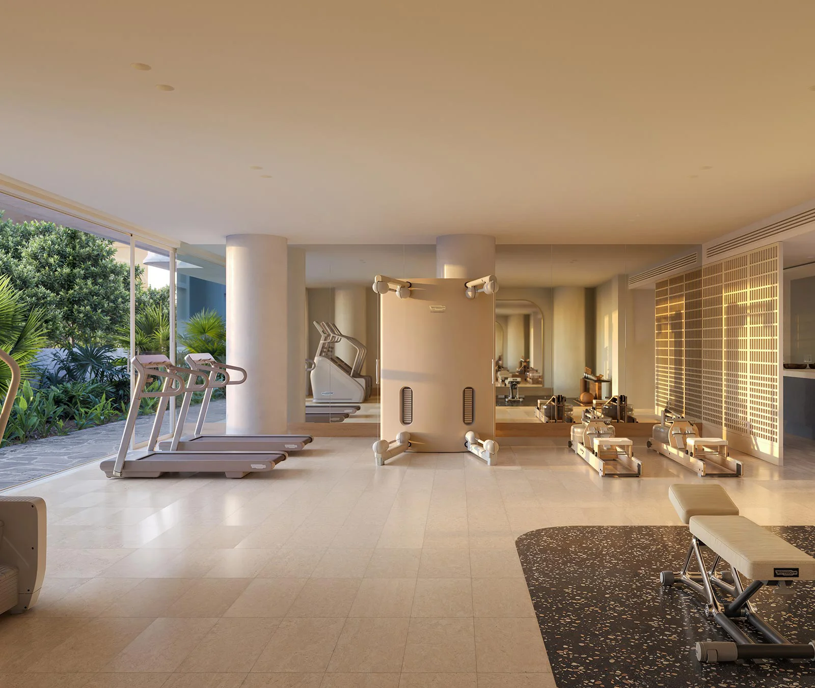 Burly Residences amenity Fully Equipped Gymnasium& Peloton Room